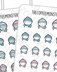 Winter Scarf & Beanie Emotis - TheCoffeeMonsterzCo