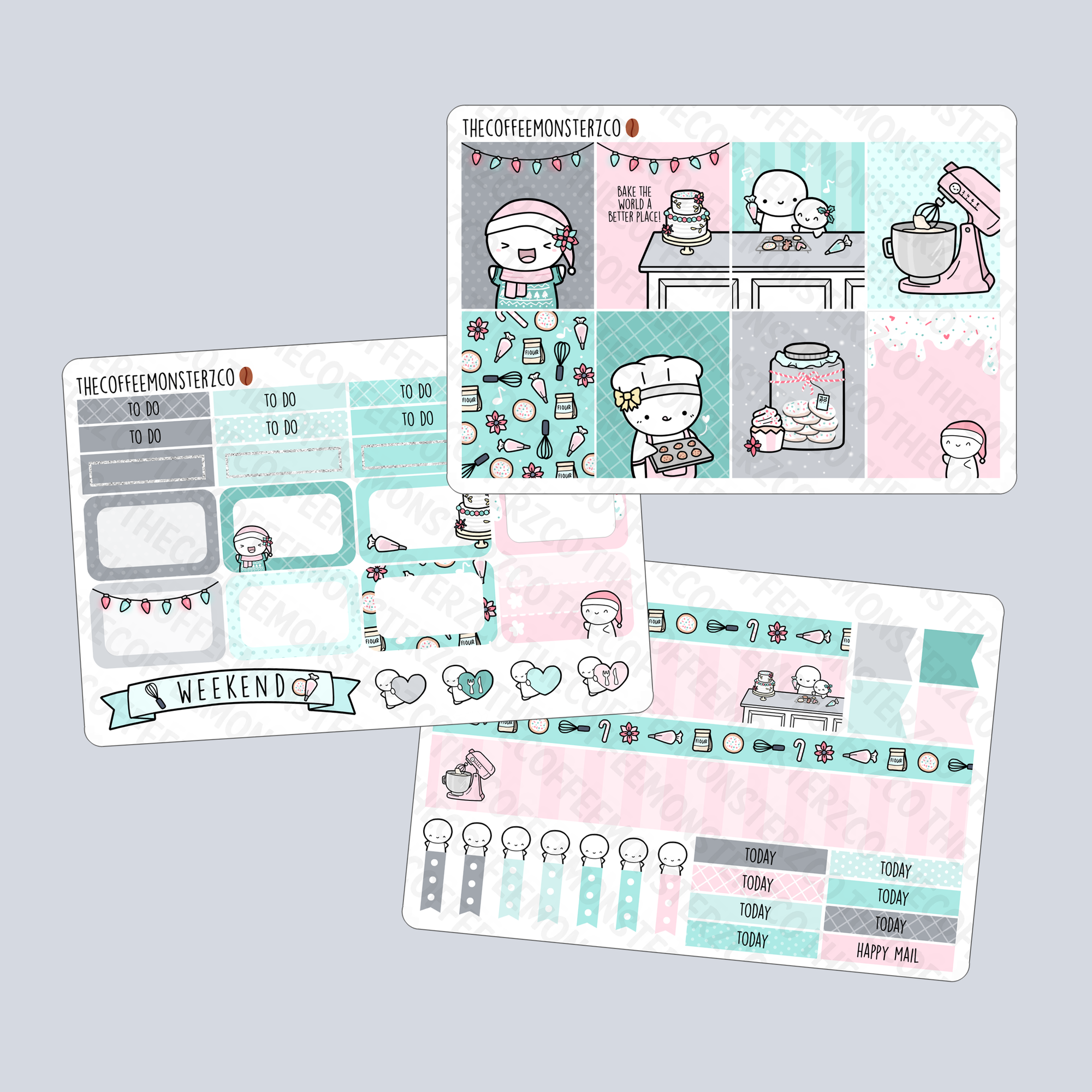Holiday Baking Emoti Mini Kit - TheCoffeeMonsterzCo
