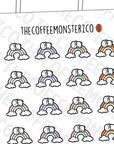 Happy Rainbow Emotis - TheCoffeeMonsterzCo
