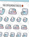 Winter Couch Potato Emotis - TheCoffeeMonsterzCo