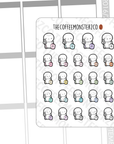 Multicolor Nail Polish Emotis - TheCoffeeMonsterzCo