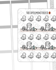 Overworked Emotis - TheCoffeeMonsterzCo