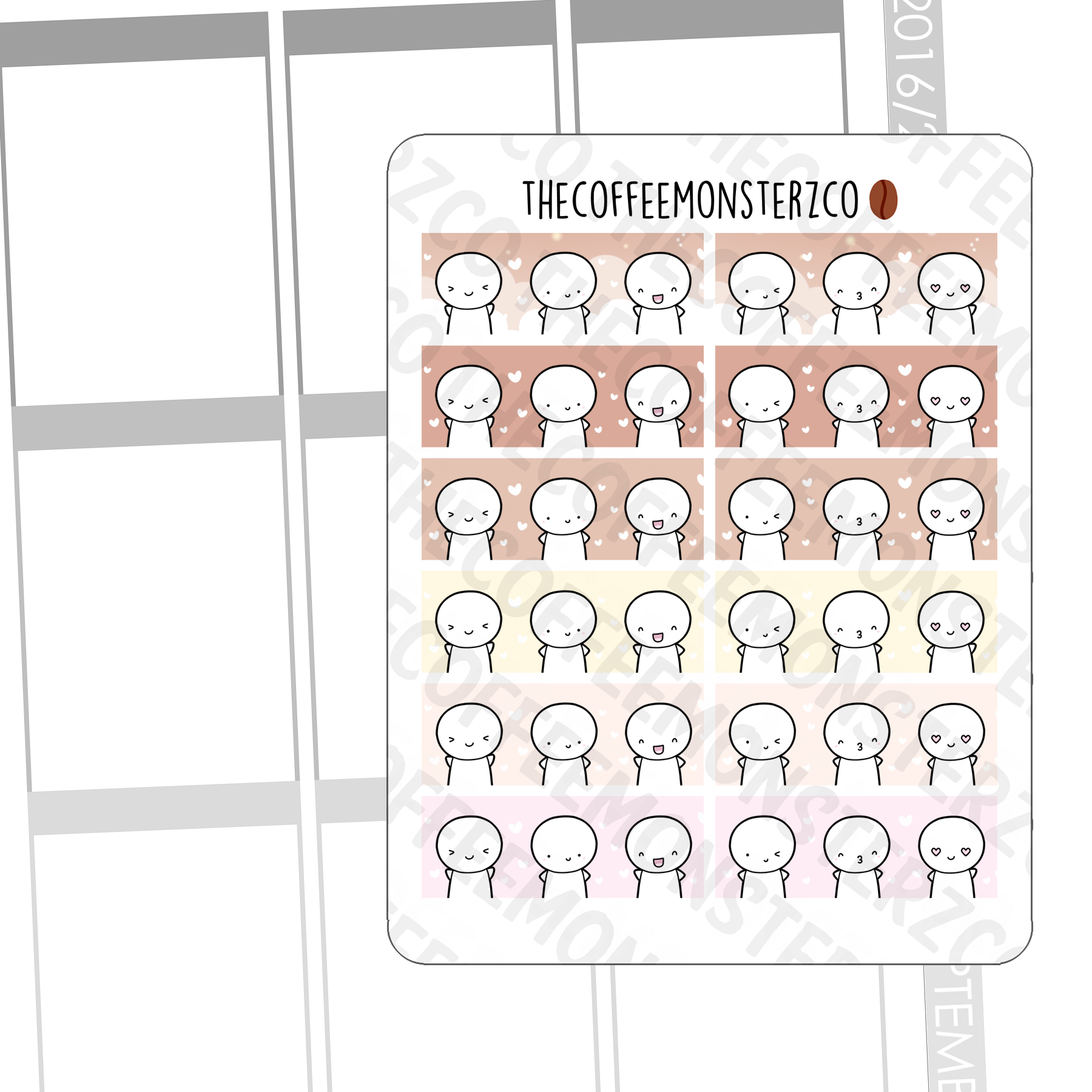 2021 New Years Functional Emotis - TheCoffeeMonsterzCo