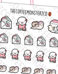 Holiday Snail Mail Emotis (FINAL STOCK) - TheCoffeeMonsterzCo