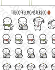 Snoopy Emotis - TheCoffeeMonsterzCo