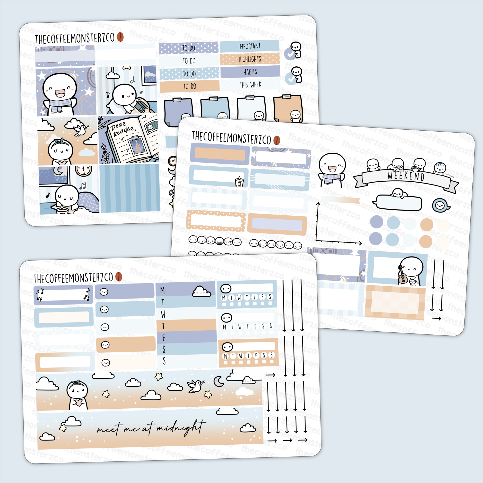 Midnights Hobonichi Cousin Kit