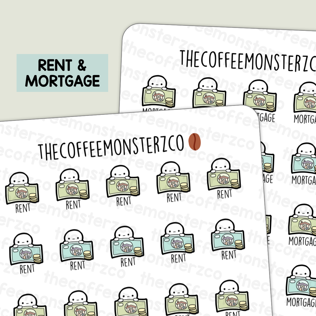Rent and Mortgage Emotis