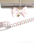 Powder Pink Emoti Washi Tape (2 per person), TheCoffeeMonsterzCo