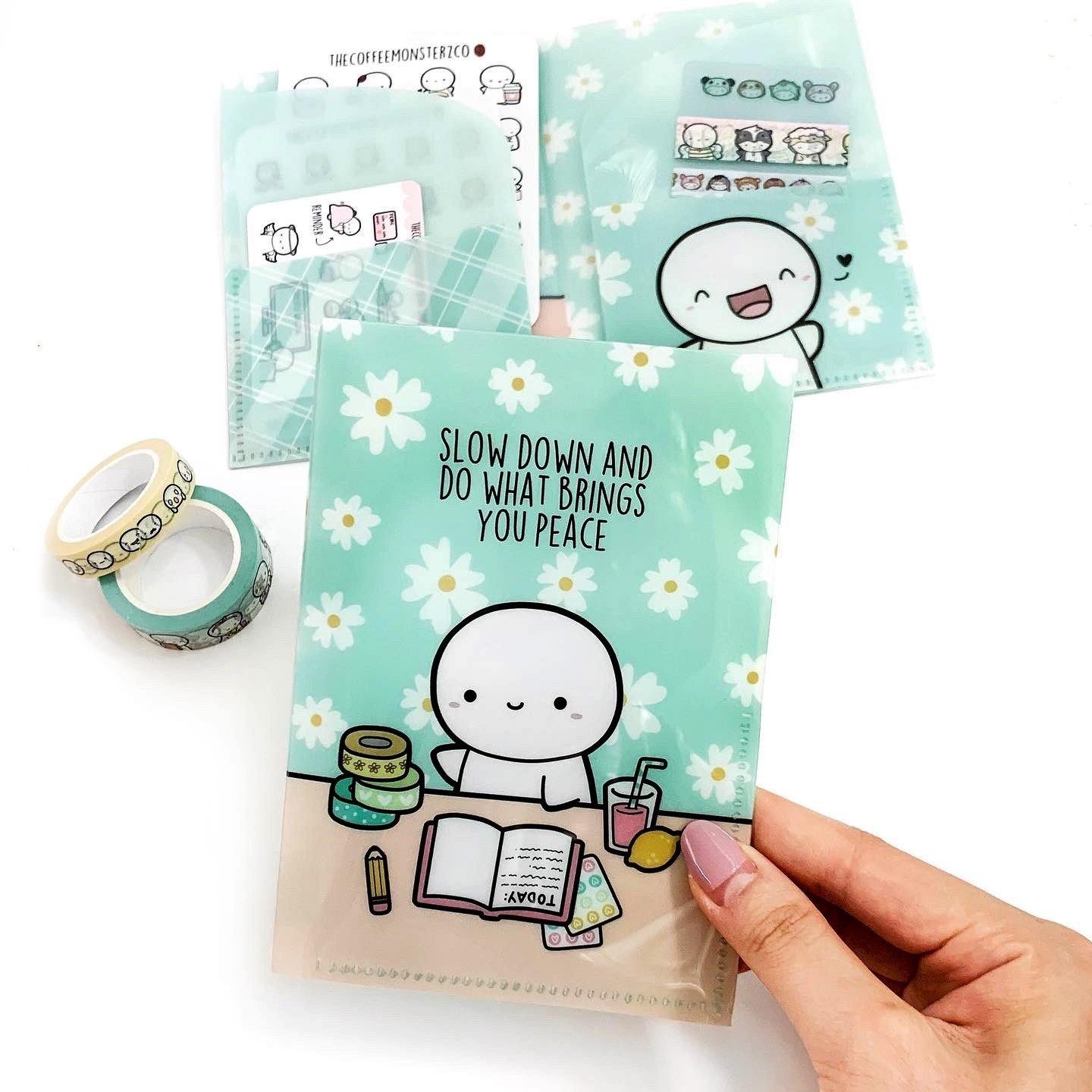 A6 File Folder - LIMIT 1 PER PERSON - TheCoffeeMonsterzCo