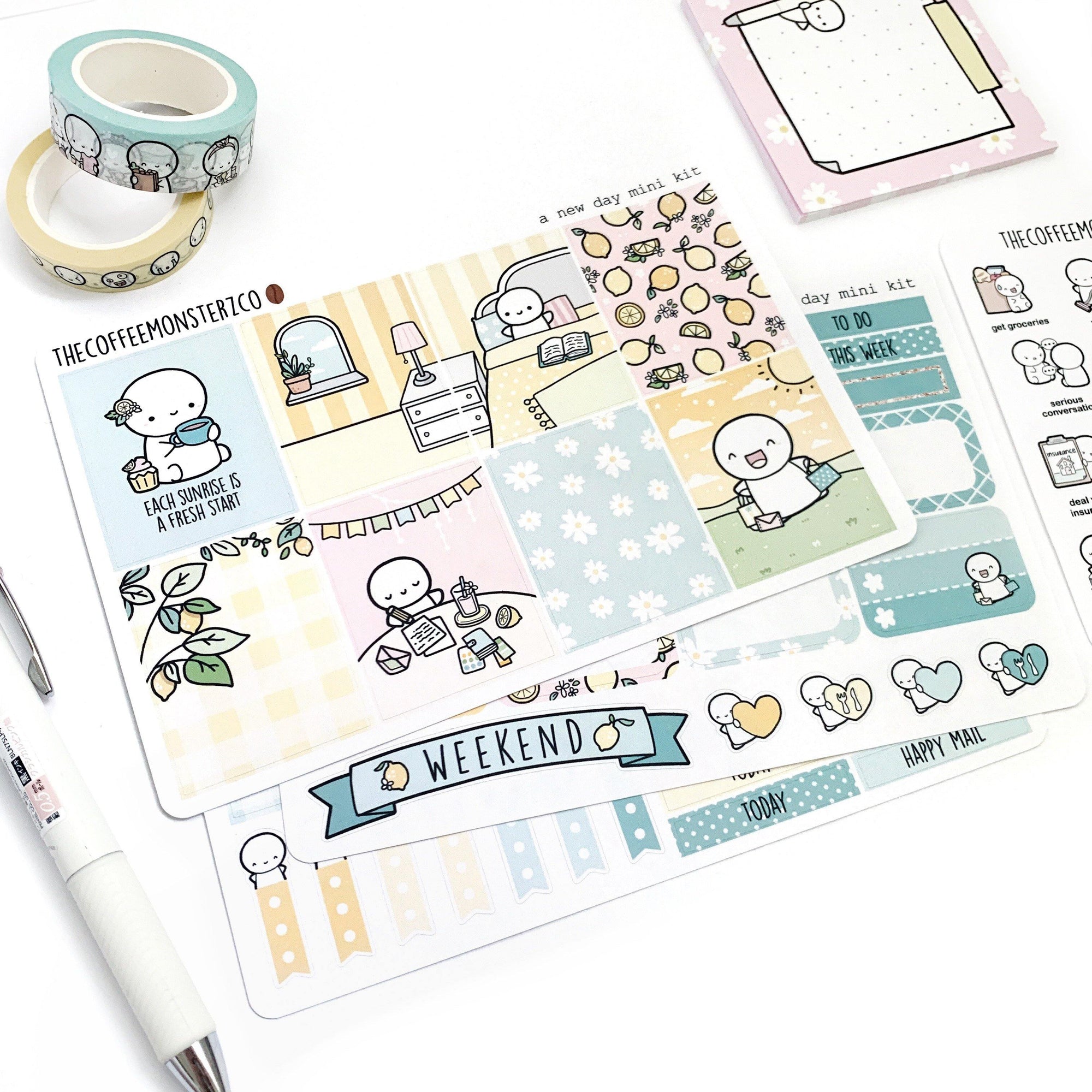 A New Day Emoti Mini Kit - TheCoffeeMonsterzCo