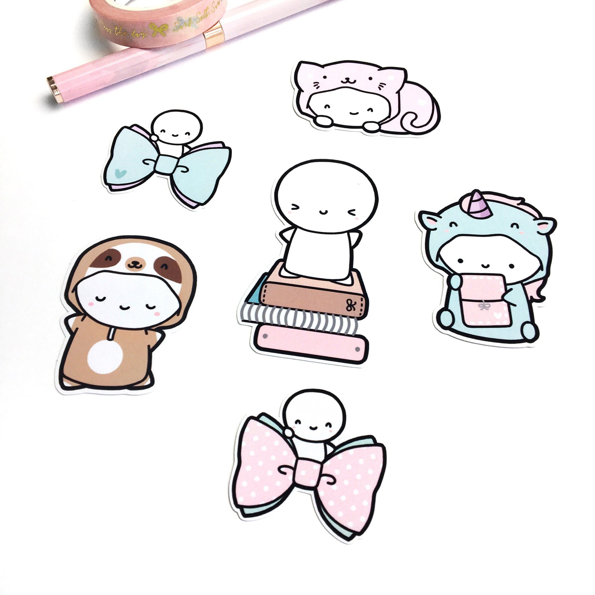 Birthday Emoti Diecuts, TheCoffeeMonsterzCo