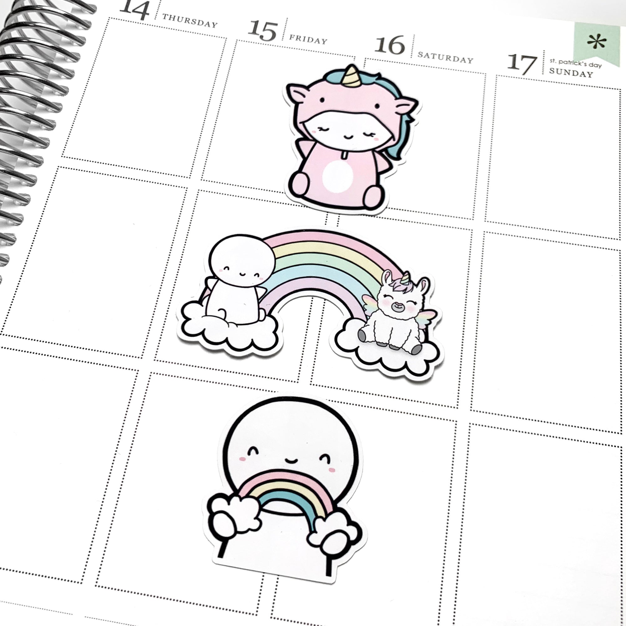 Rainbow Emoti Die Cut