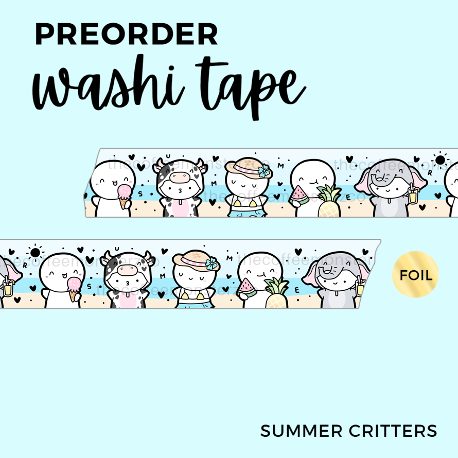 Washi Paper Stickers – TheCoffeeMonsterzCo