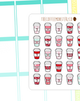 holiday red coffee cups(FINAL STOCK), TheCoffeeMonsterzCo