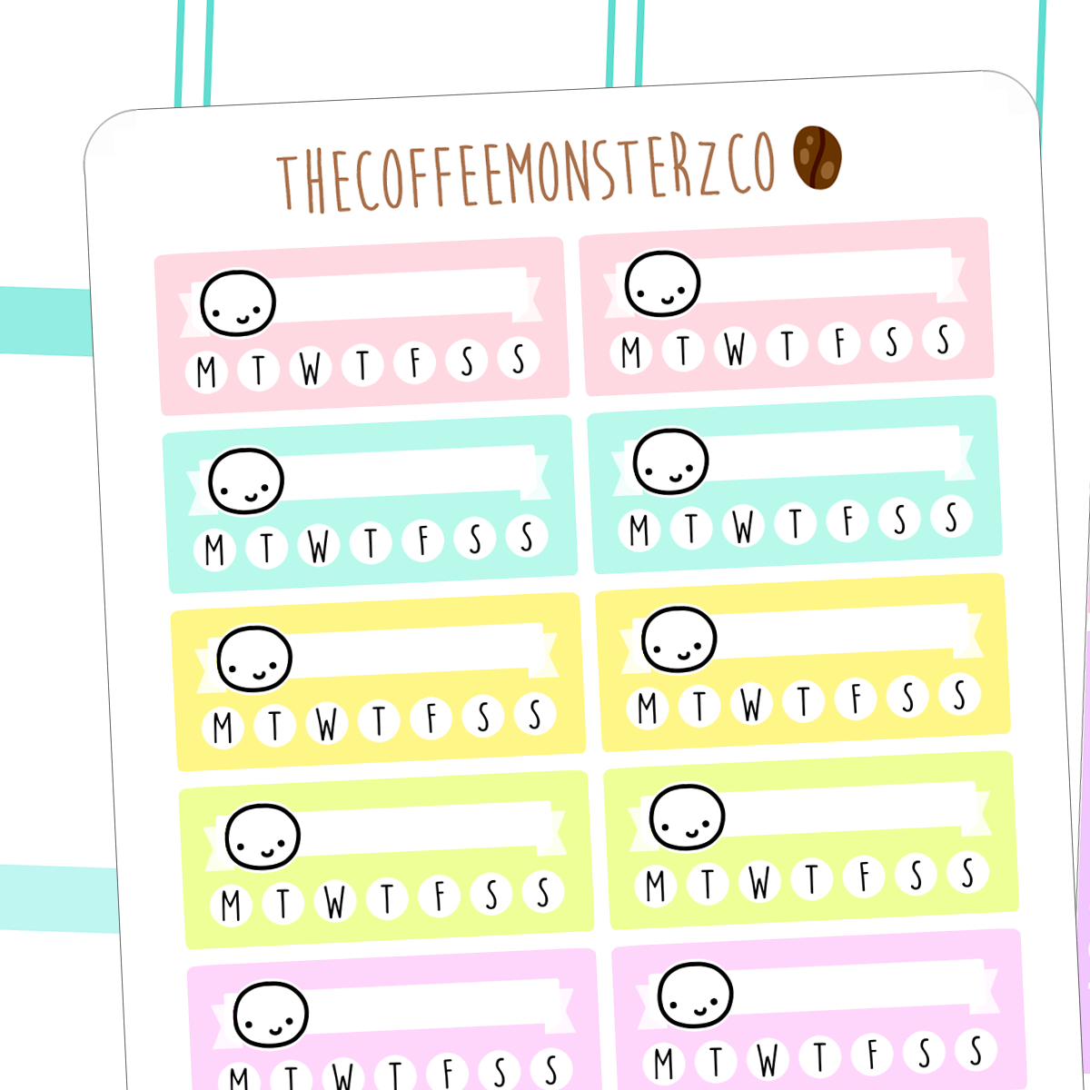 emoti habit trackers, TheCoffeeMonsterzCo