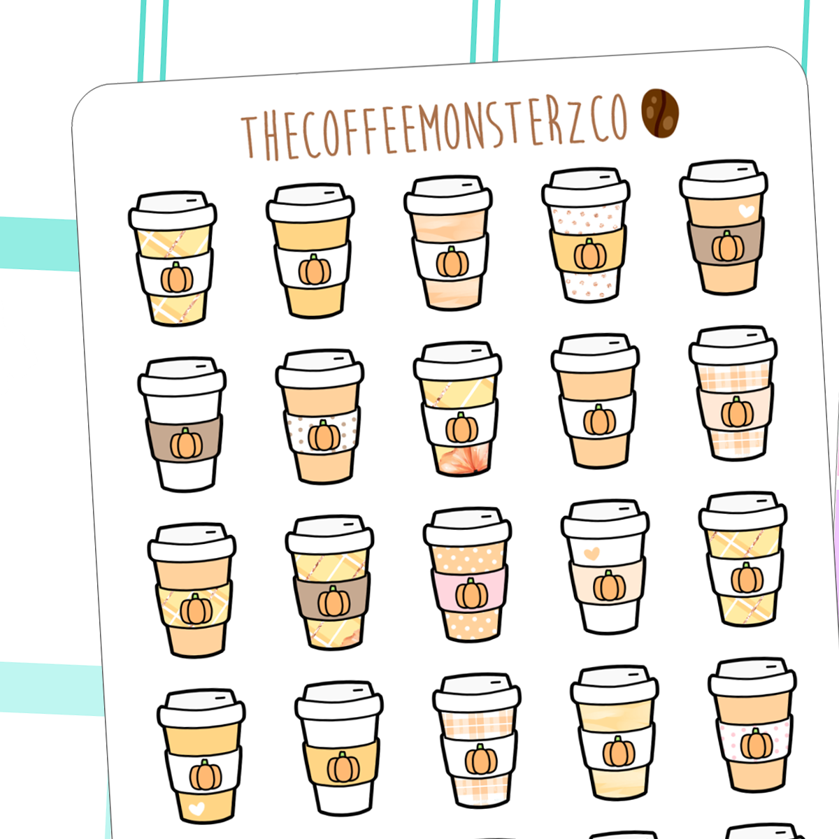 CC Coffee Cup Stickers