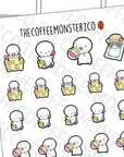 Beach Day Emotis, TheCoffeeMonsterzCo