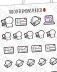 Technical Difficulties Emotis - TheCoffeeMonsterzCo