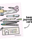 I Love Pens - Card Print