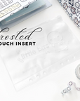 Little Bits Frosted Zip Pouch - Sticker Binder Accessory