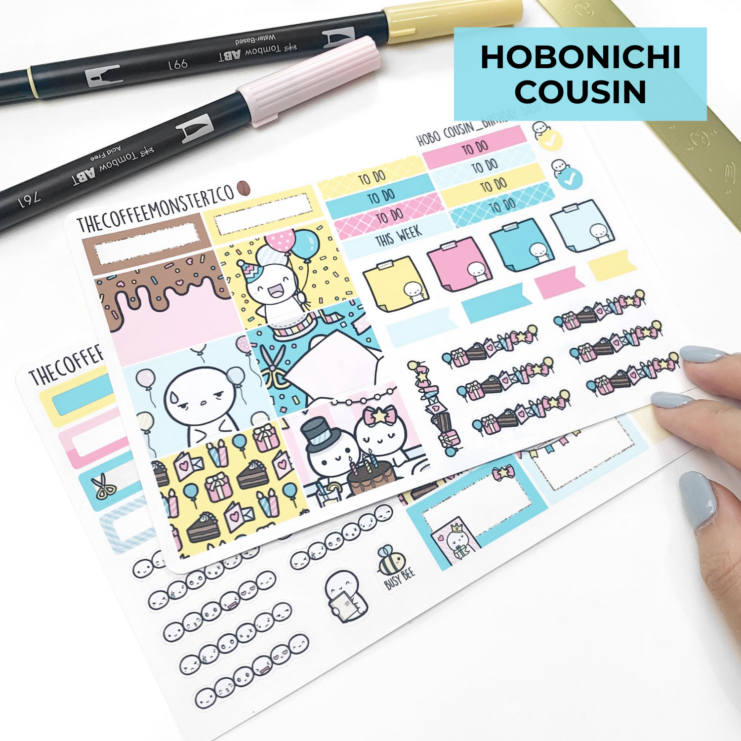 Birthday Bash Hobonichi Cousin Kit