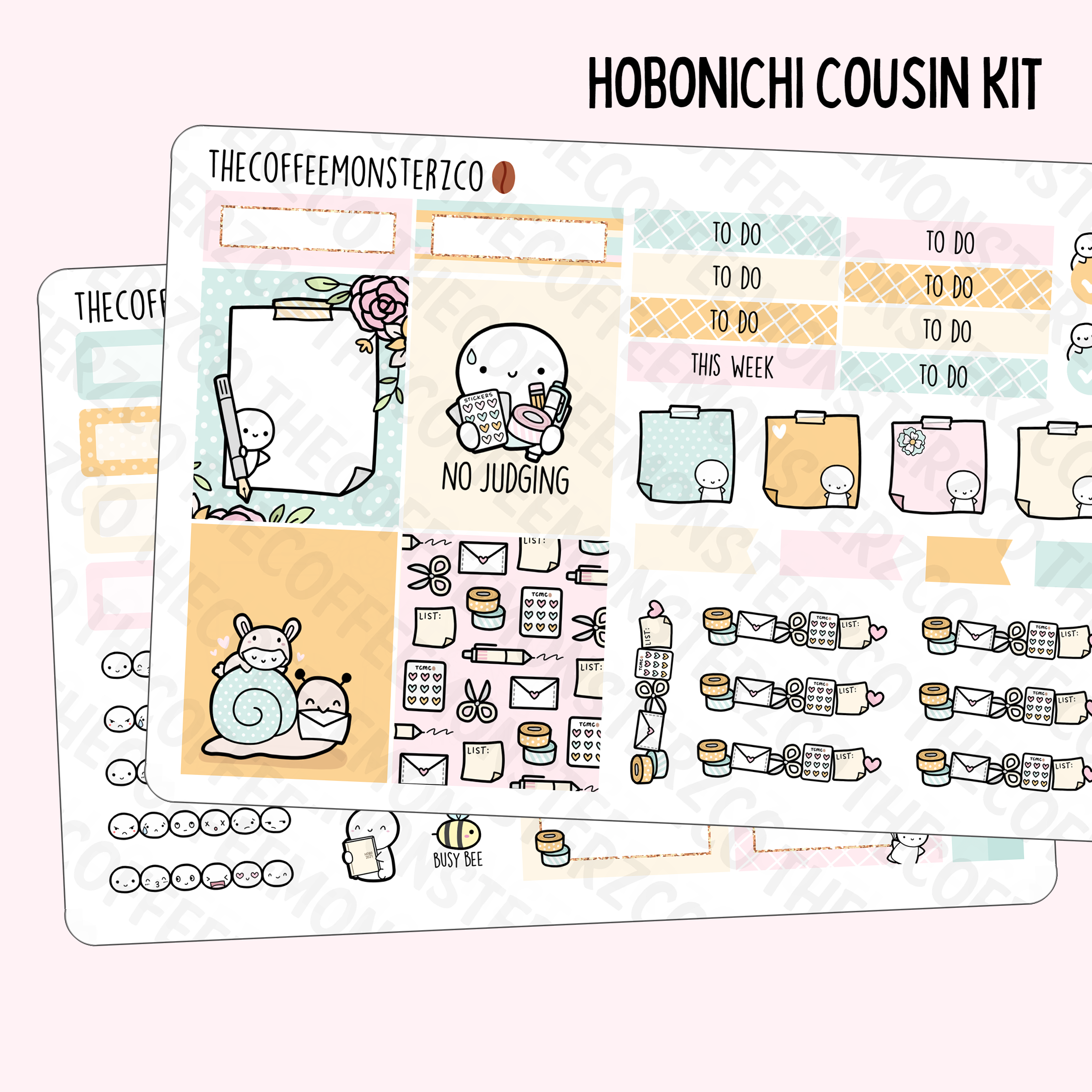 Happy Mail Hobonichi Cousin Kit – TheCoffeeMonsterzCo