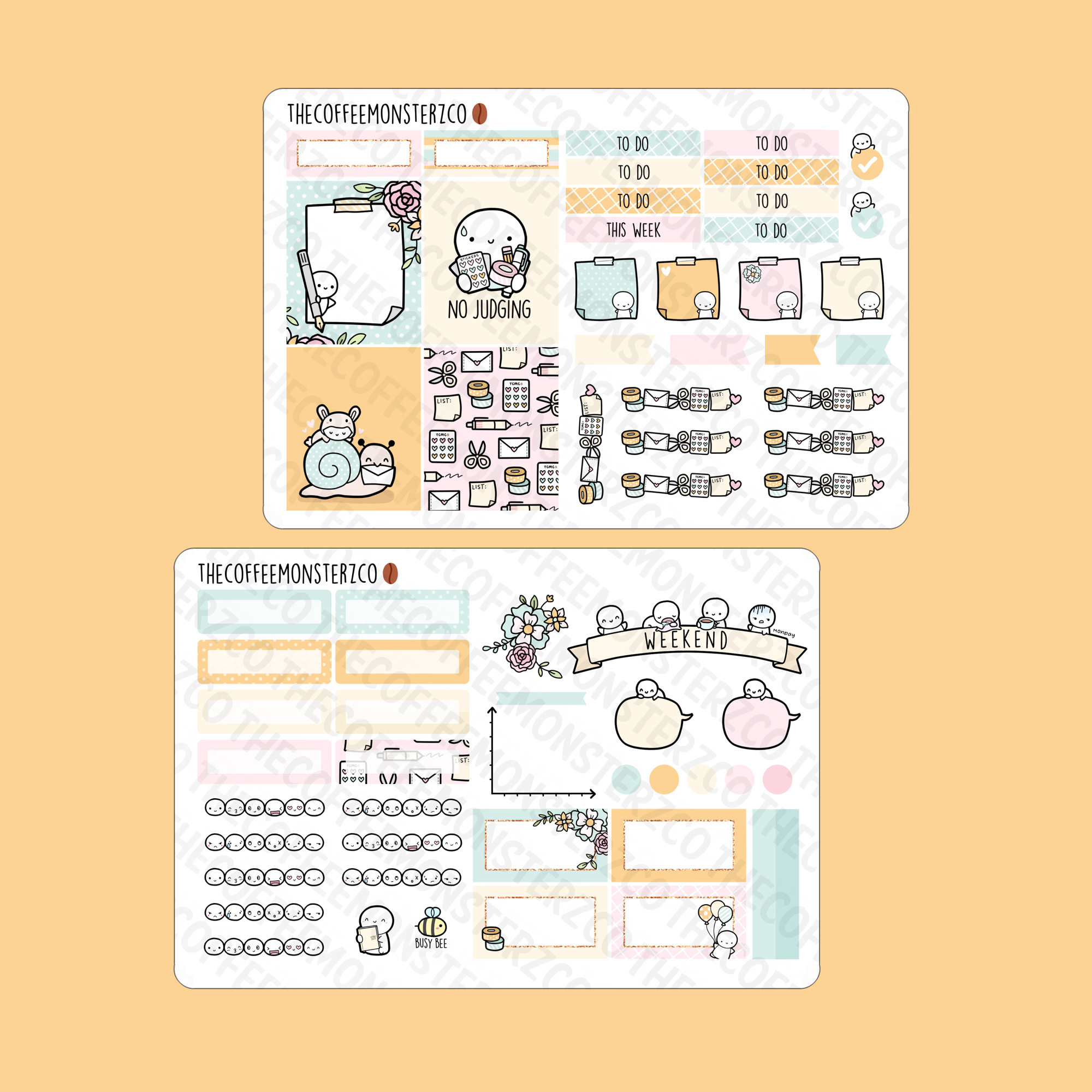 Happy Mail Hobonichi Cousin Kit - TheCoffeeMonsterzCo
