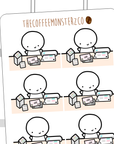 shop owner emoti desks, TheCoffeeMonsterzCo