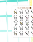 pen / pencil emotis, TheCoffeeMonsterzCo