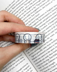 Book Nerd Washi Tape - 15mm - TheCoffeeMonsterzCo