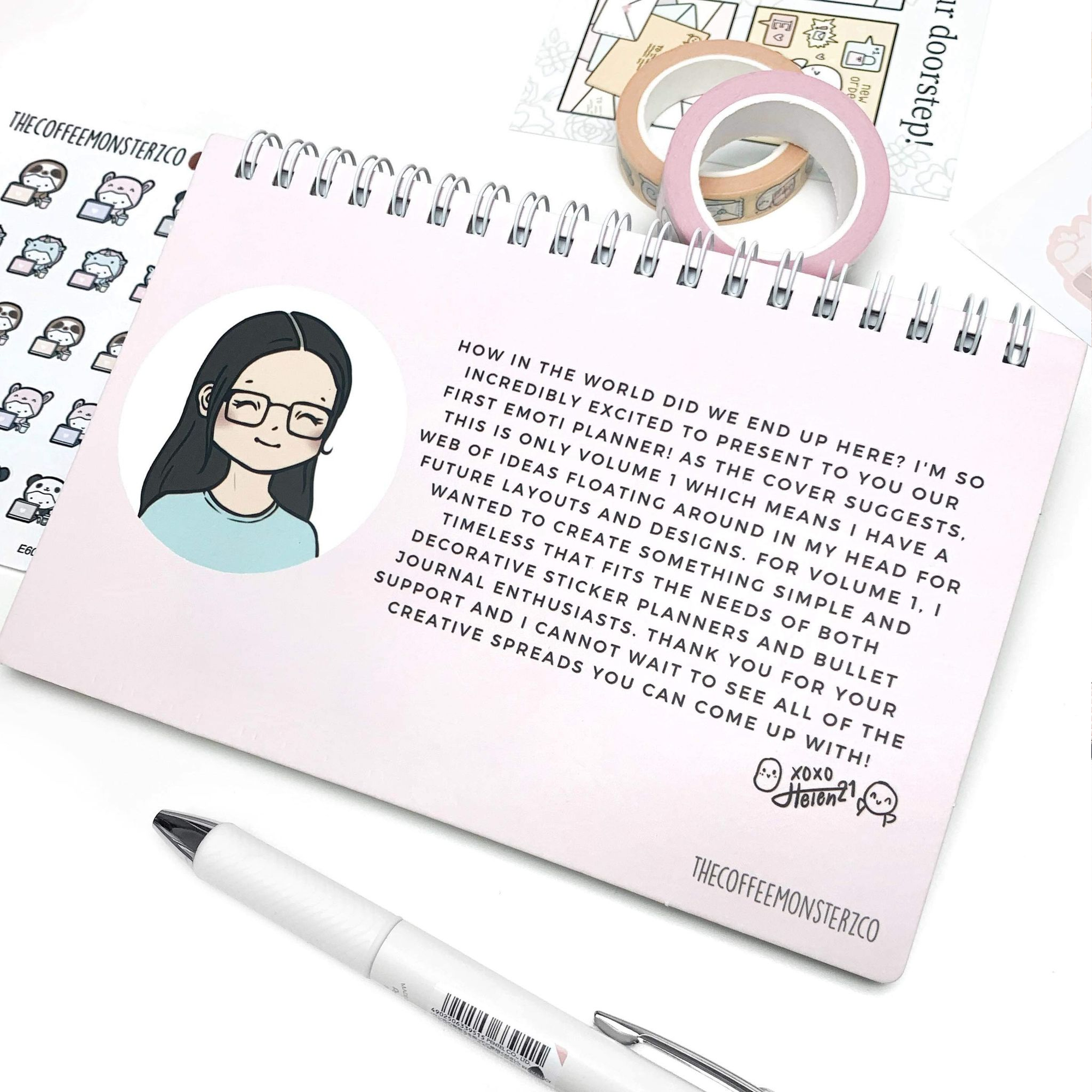 My Emoti Planner Vol.1 (1 per person) - TheCoffeeMonsterzCo