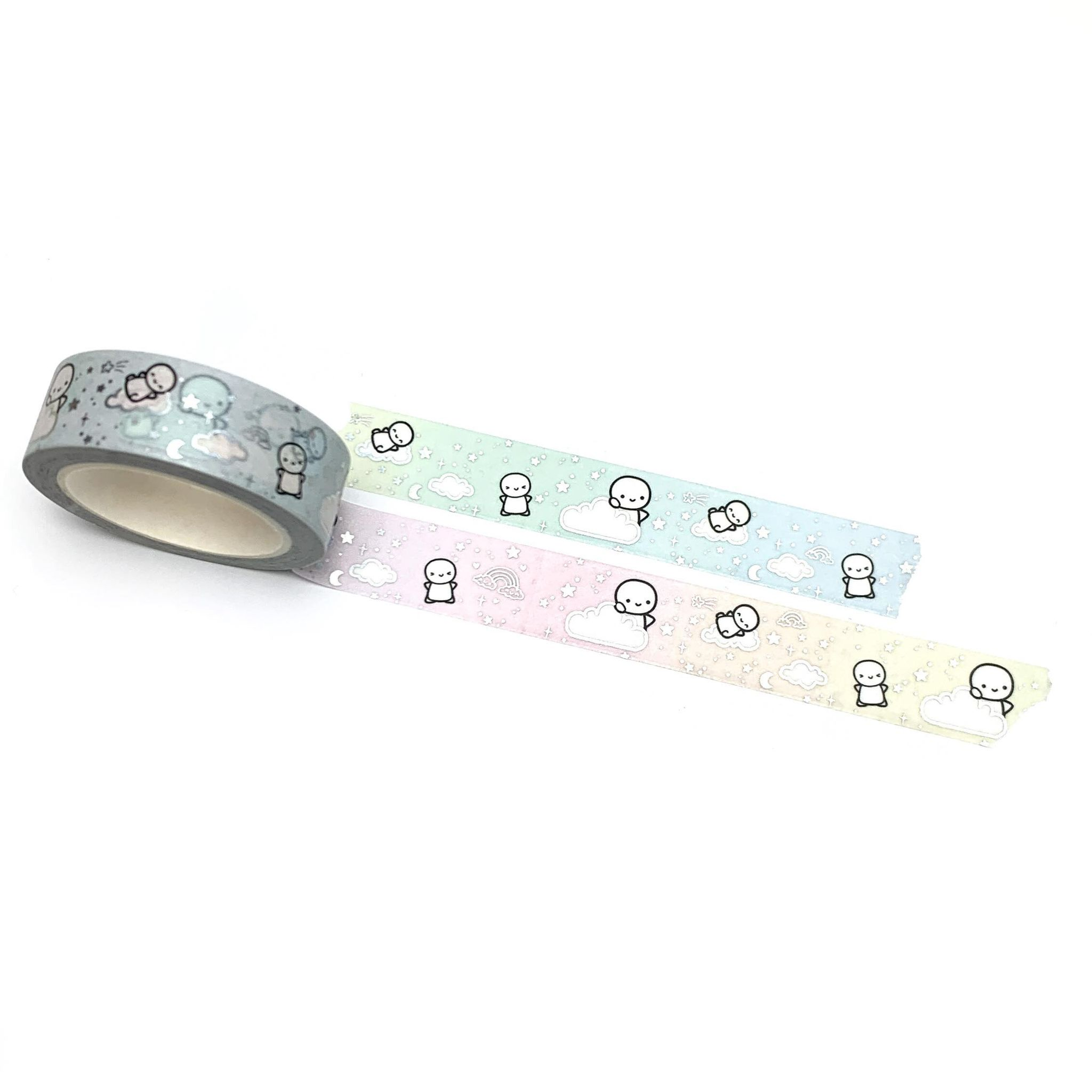 Rainbow Retrograde Washi Tape - 15mm - TheCoffeeMonsterzCo