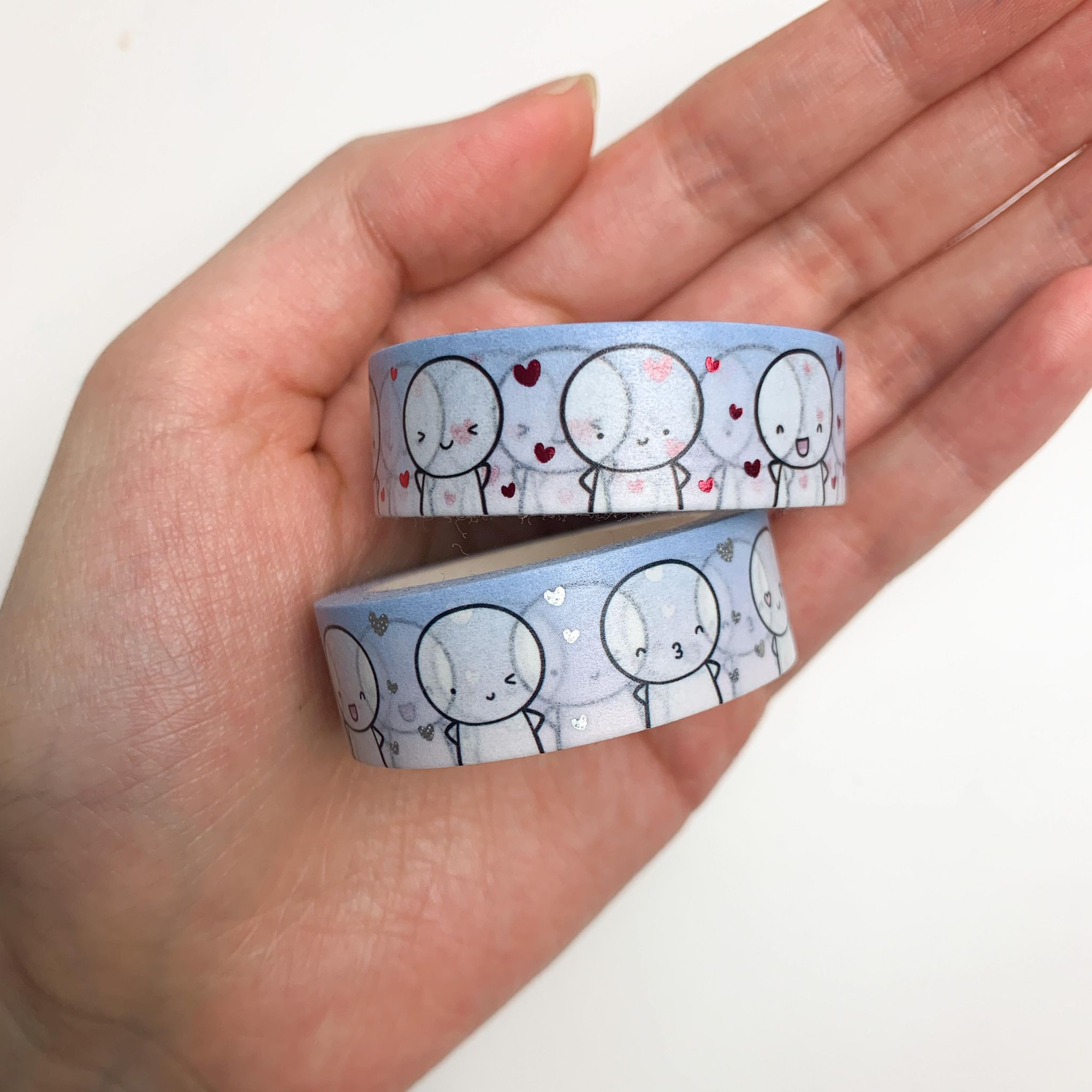 Jack Frost Emoti Washi Tape - 15mm - TheCoffeeMonsterzCo