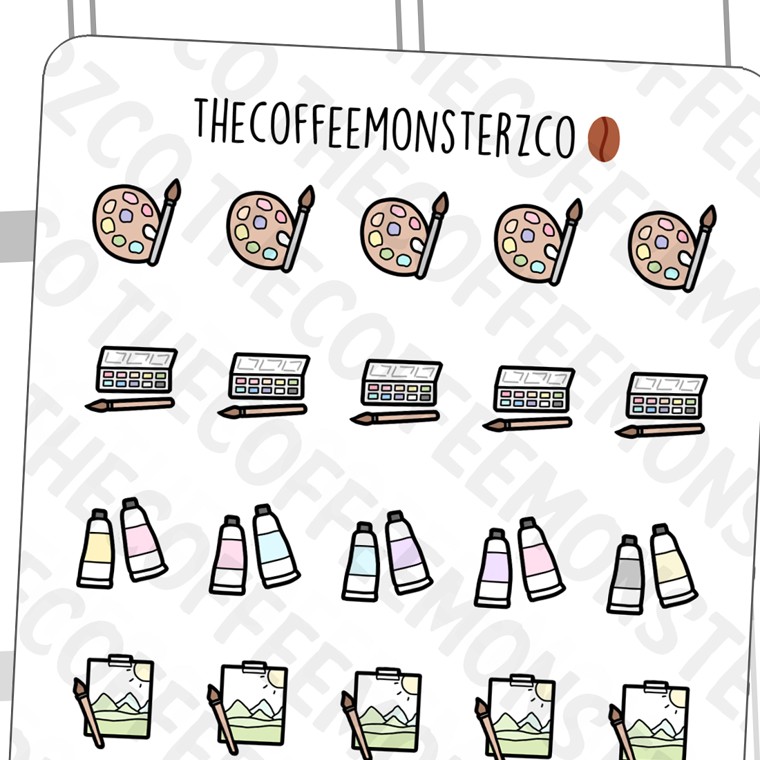 Art Time Doodles - TheCoffeeMonsterzCo