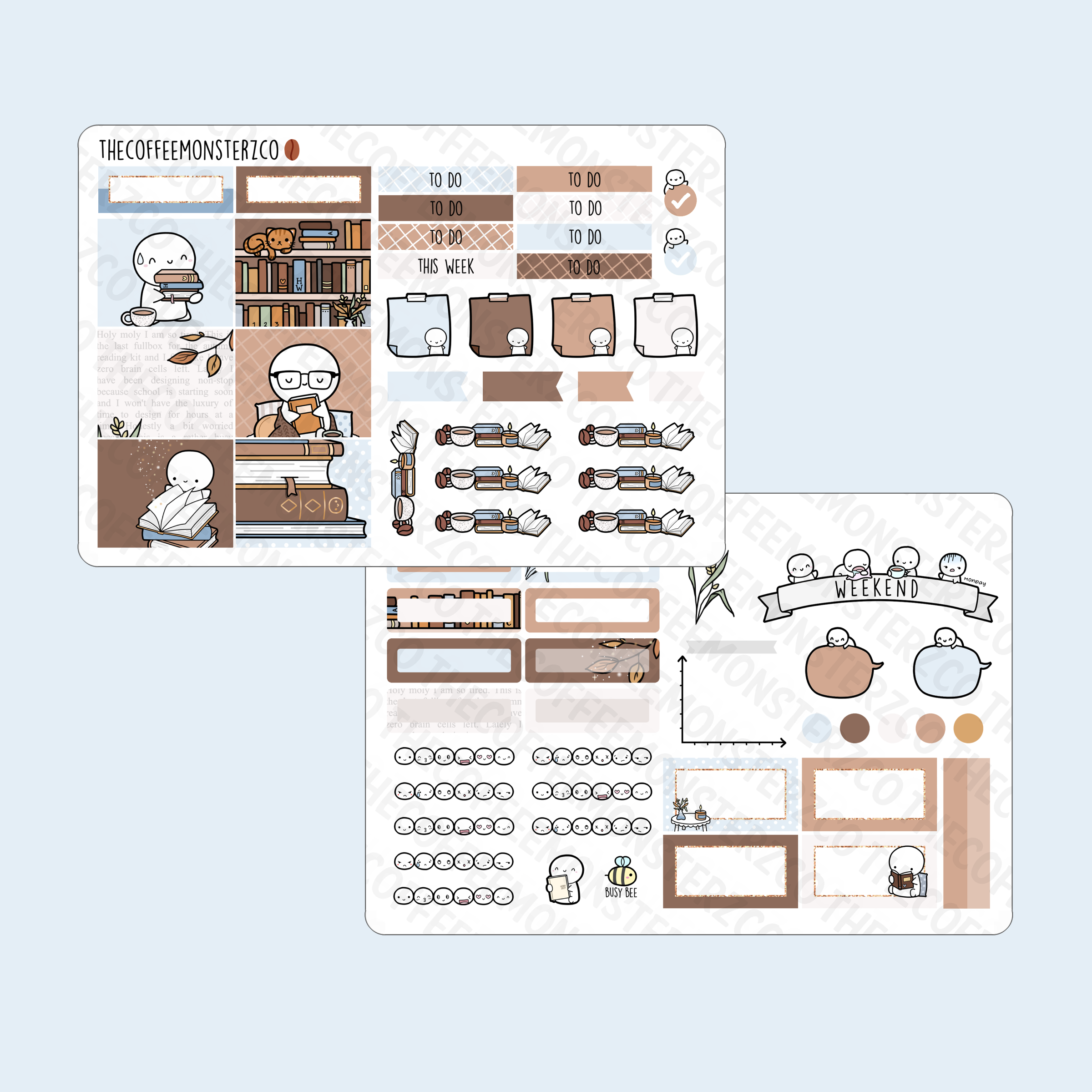 Keep Life Simple Hobonichi Cousin Kit - Planner Stickers – Paper Kay