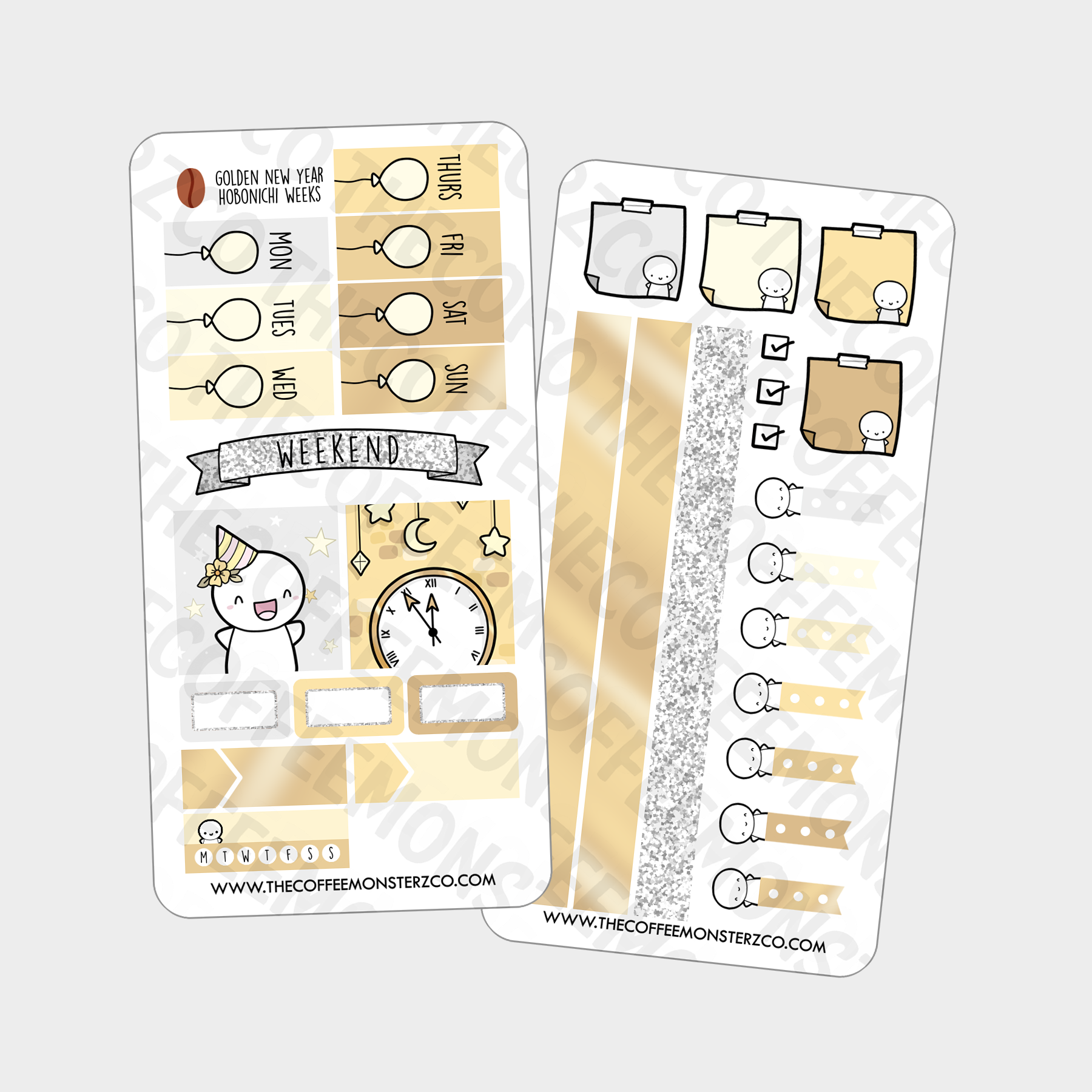 Golden New Year Hobonichi Weeks Kit
