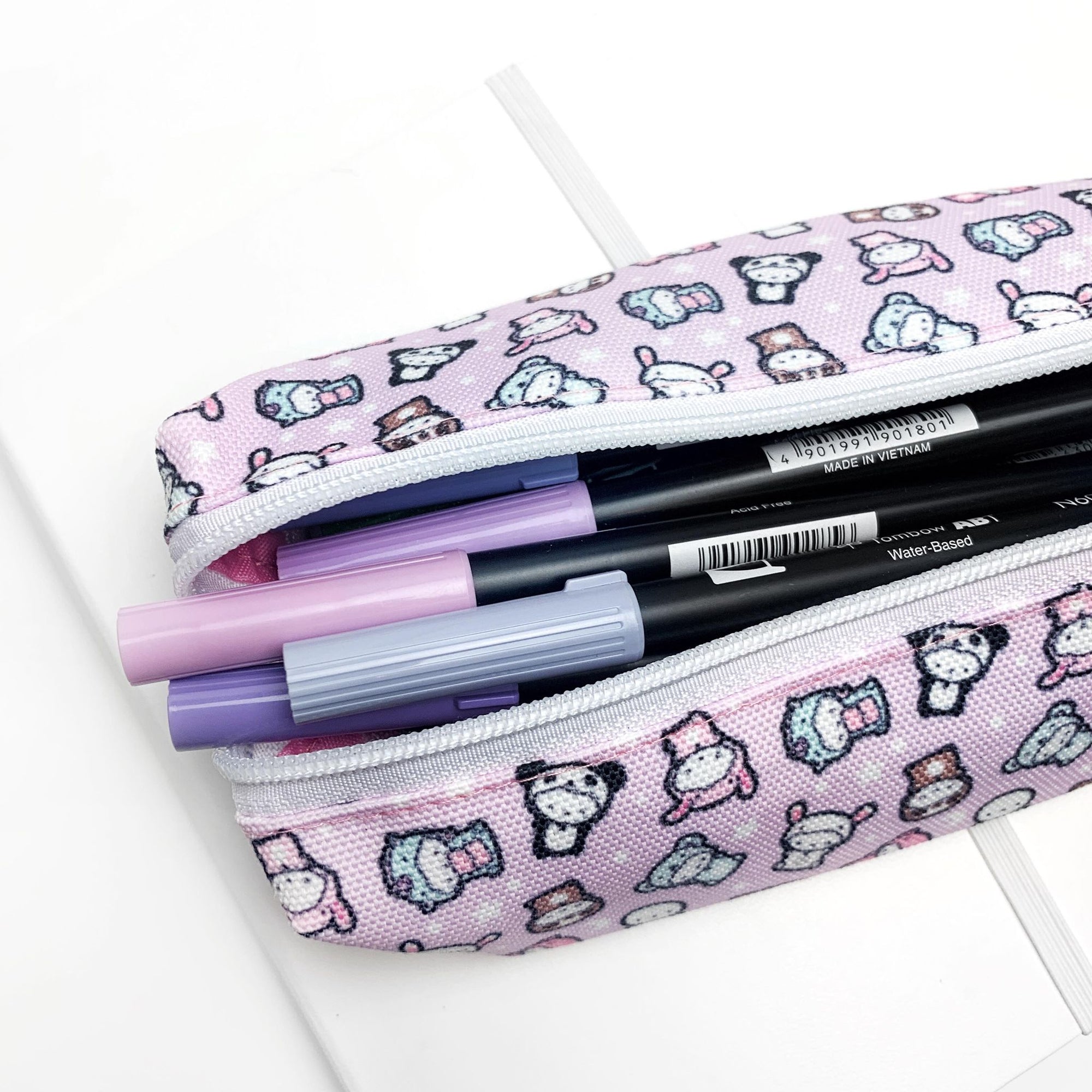 Purple Animal - Emoti Pencil Pouch