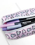 Purple Animal Onesie Pencil Pouch