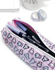 Purple Animal Onesie Pencil Pouch