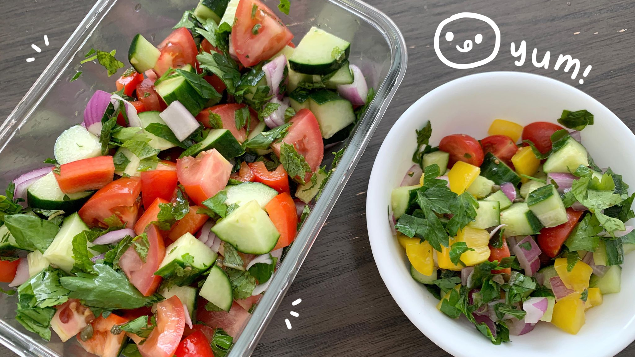 Helen's Recipes 01: No Recipe Salad
