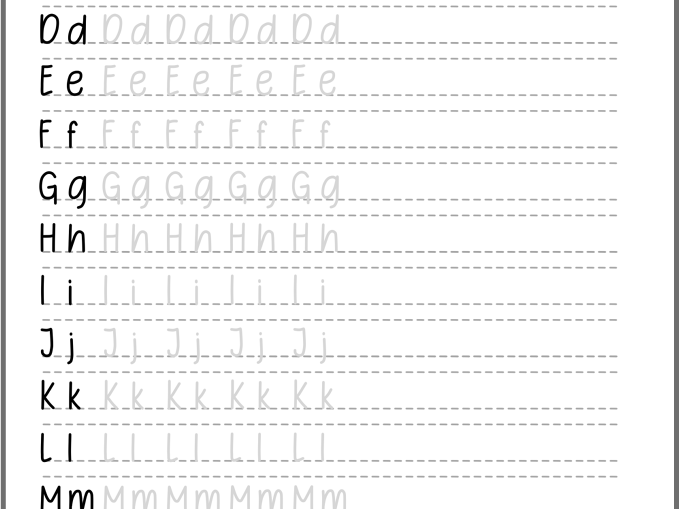 Updated Free Handwriting Worksheets 2022