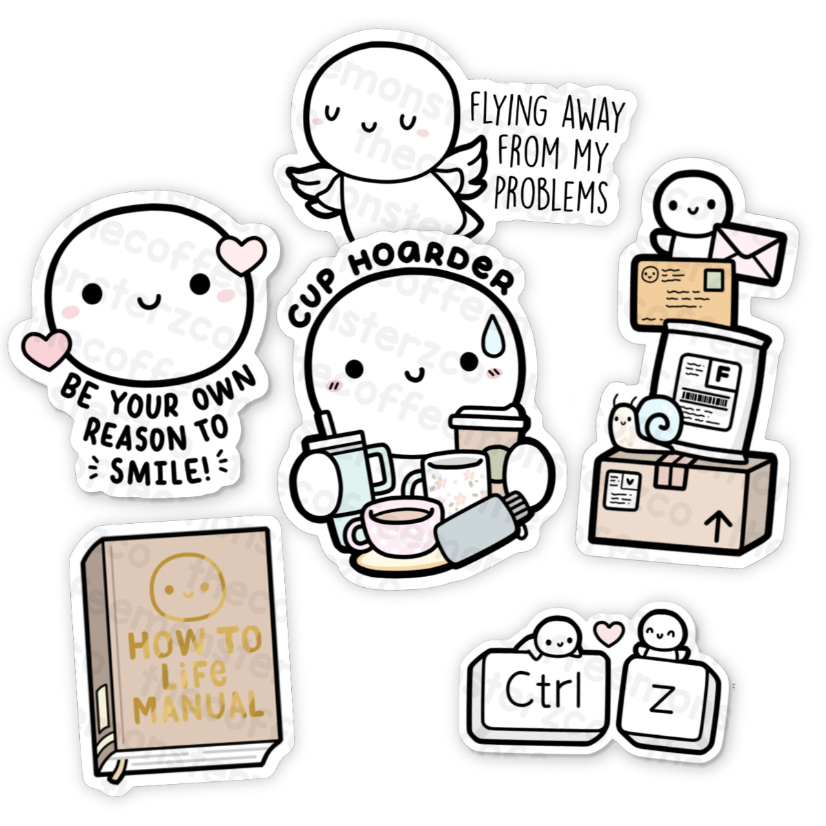 Even More Assorted Vinyl Stickers – TheCoffeeMonsterzCo