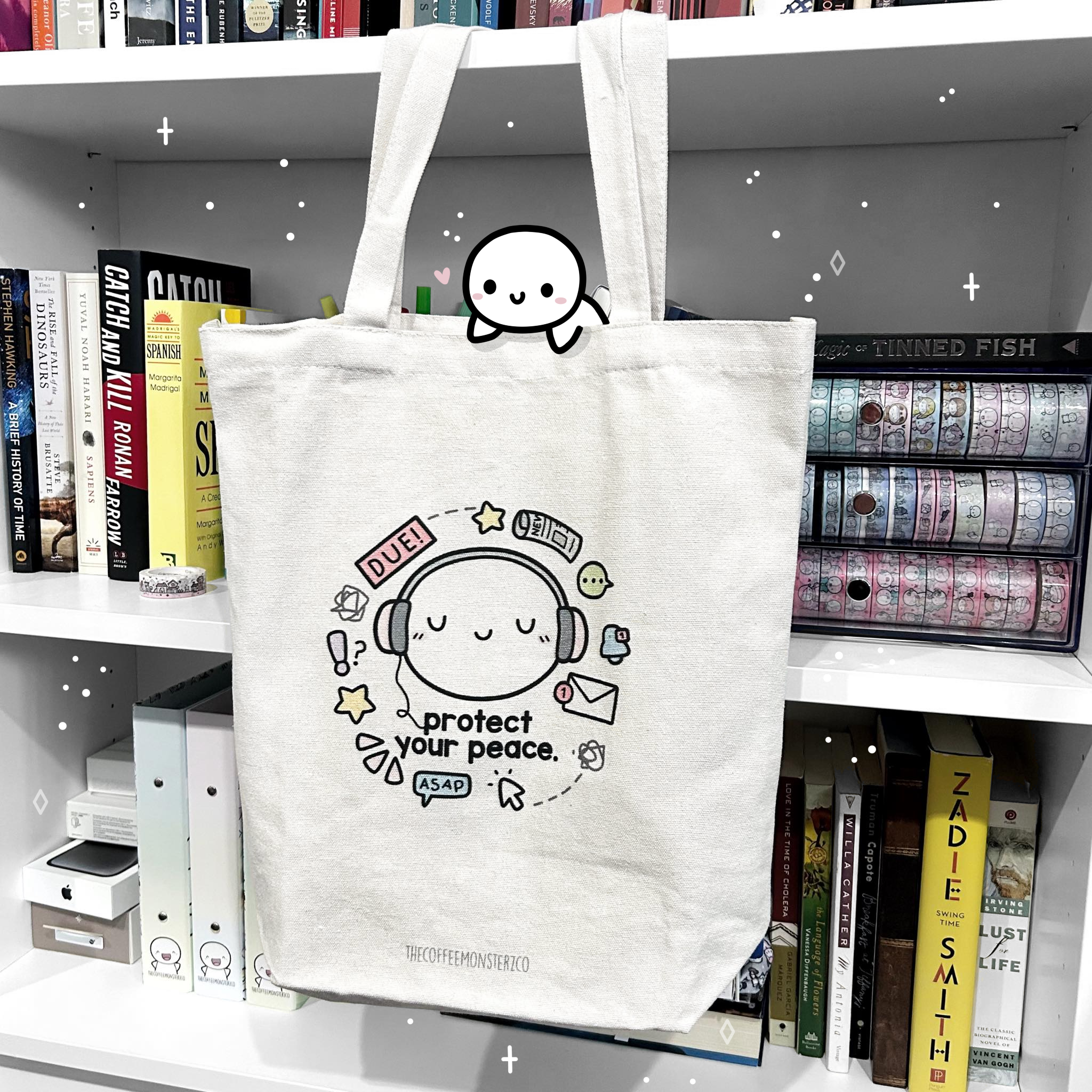 Misfit Protect Your Peace - "More Than A Tote" Tote Bag (1 per customer)