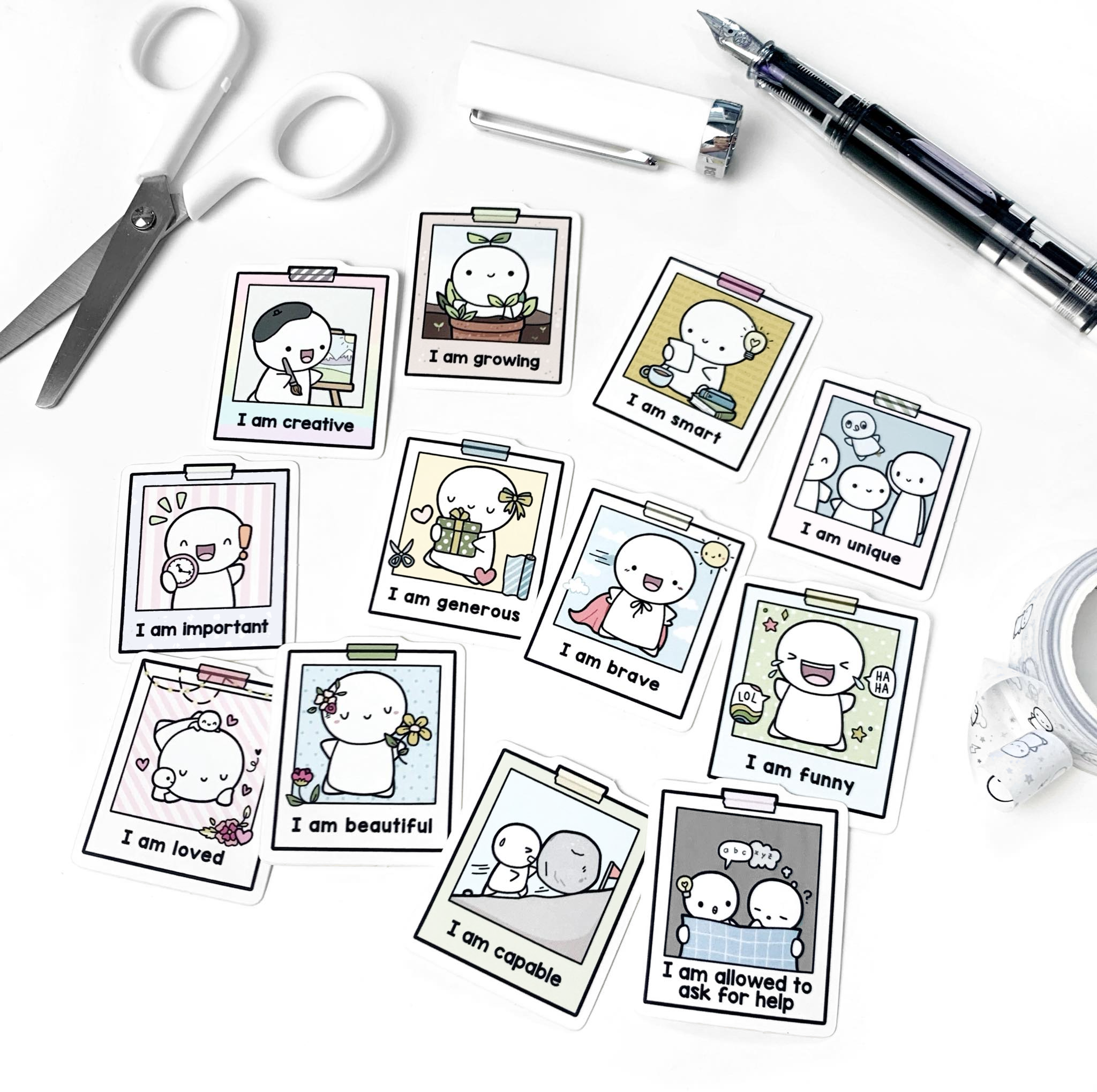 Affirmation Vinyl Stickers