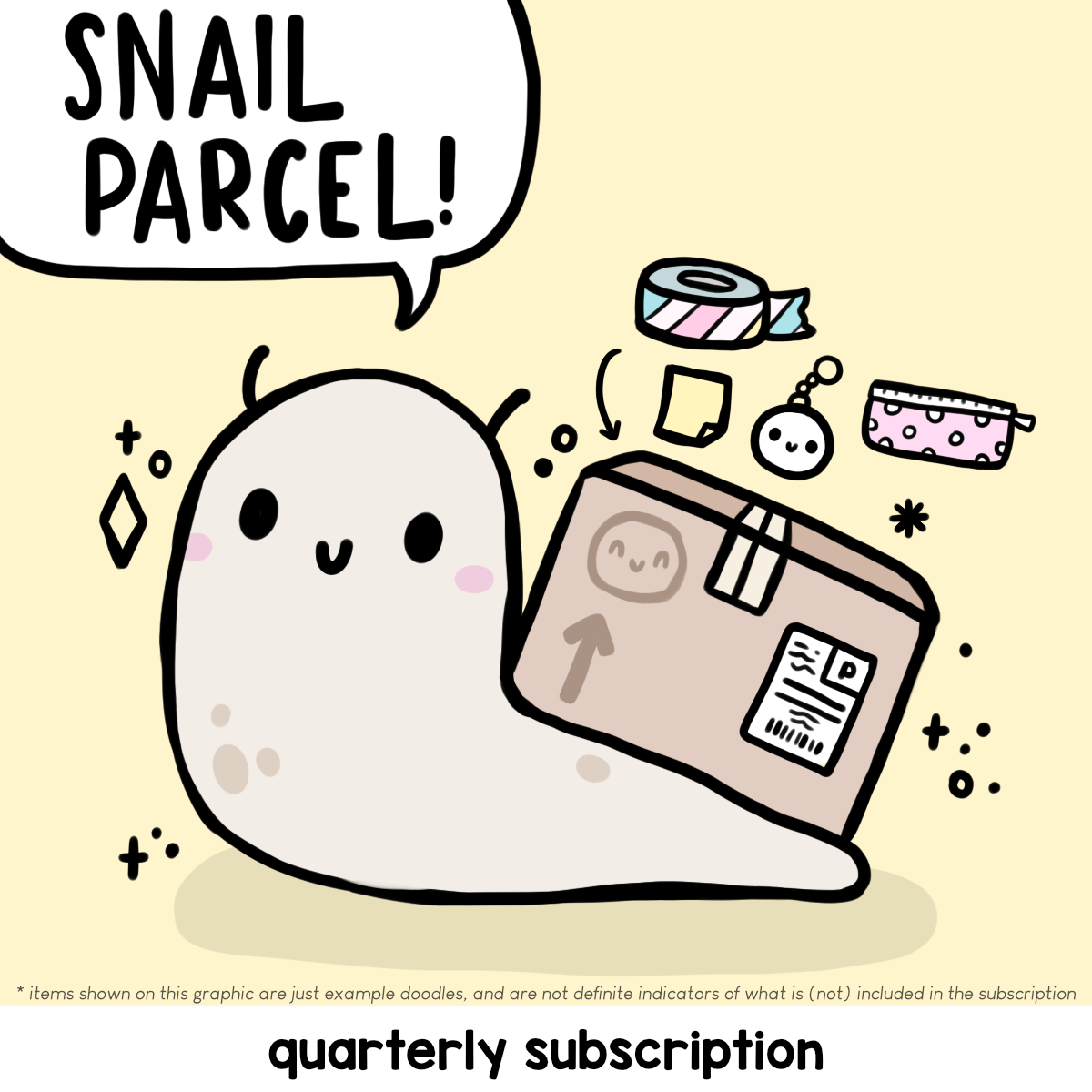 Snail Parcel Stationery Subscription - Must Be Purchased Alone