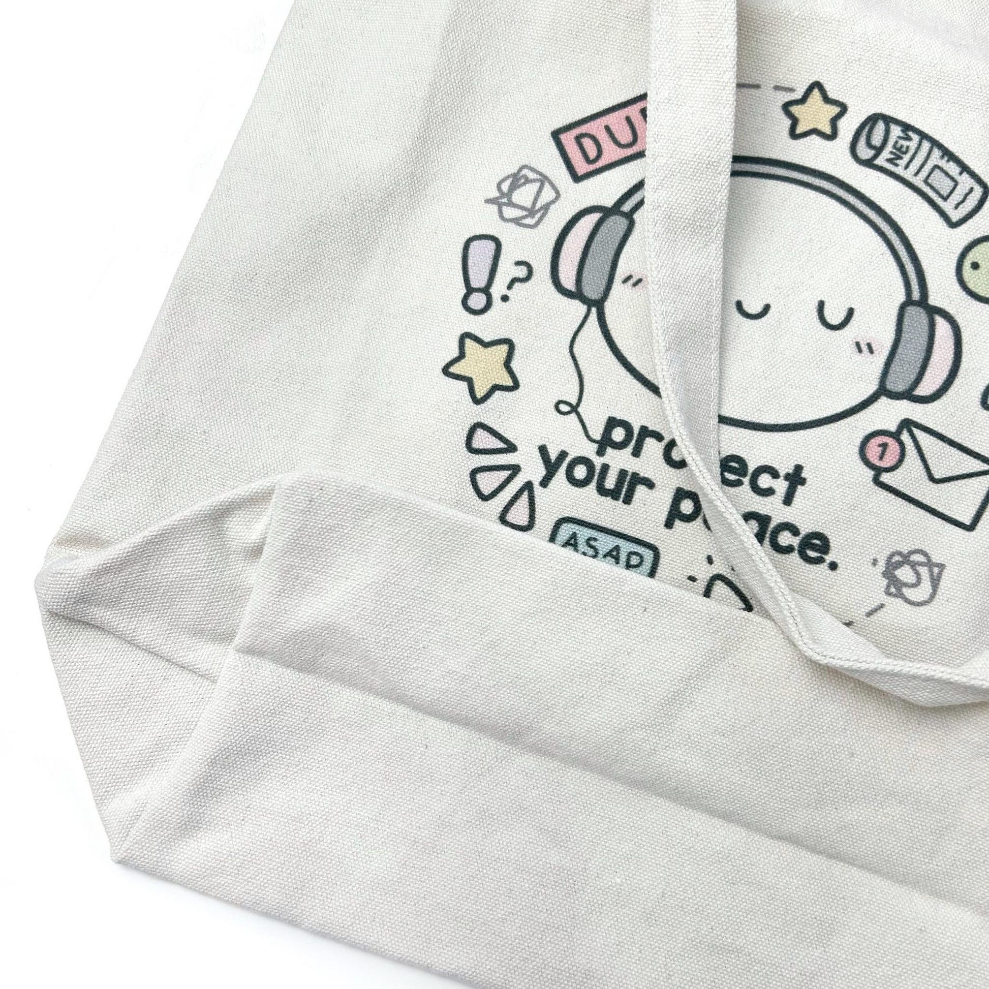 Misfit Protect Your Peace - "More Than A Tote" Tote Bag (1 per customer)
