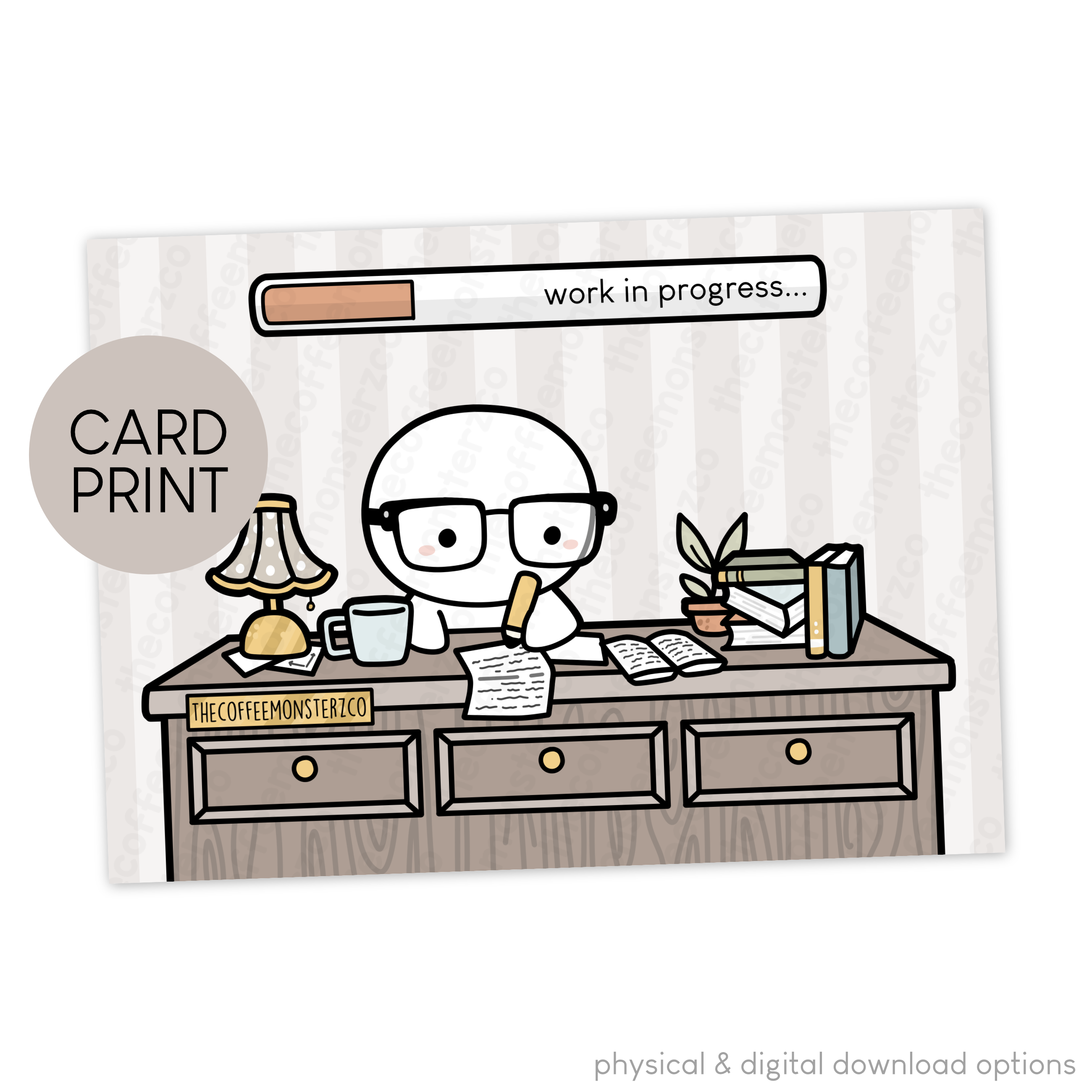 Work In Progress - Card Print