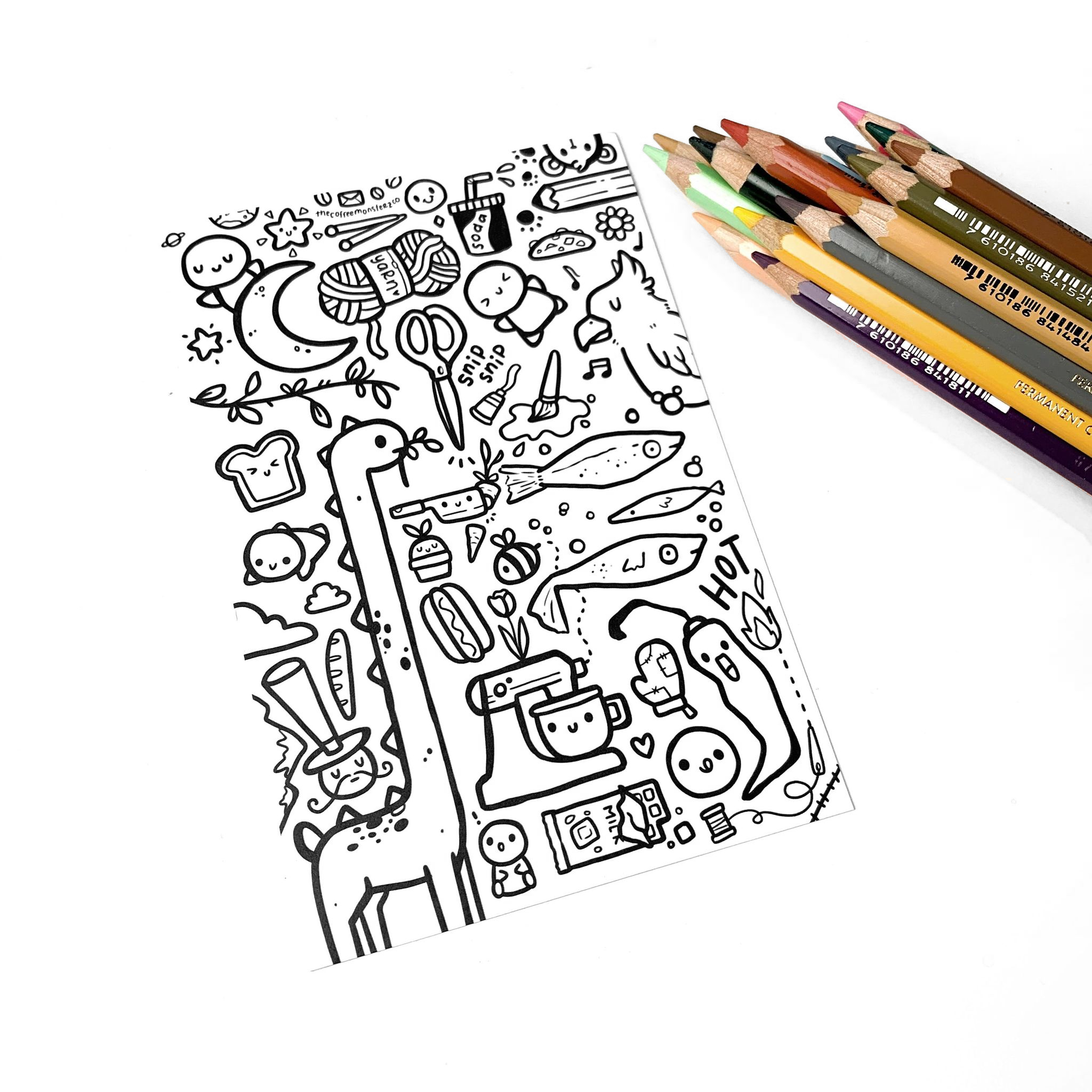 Colouring Card