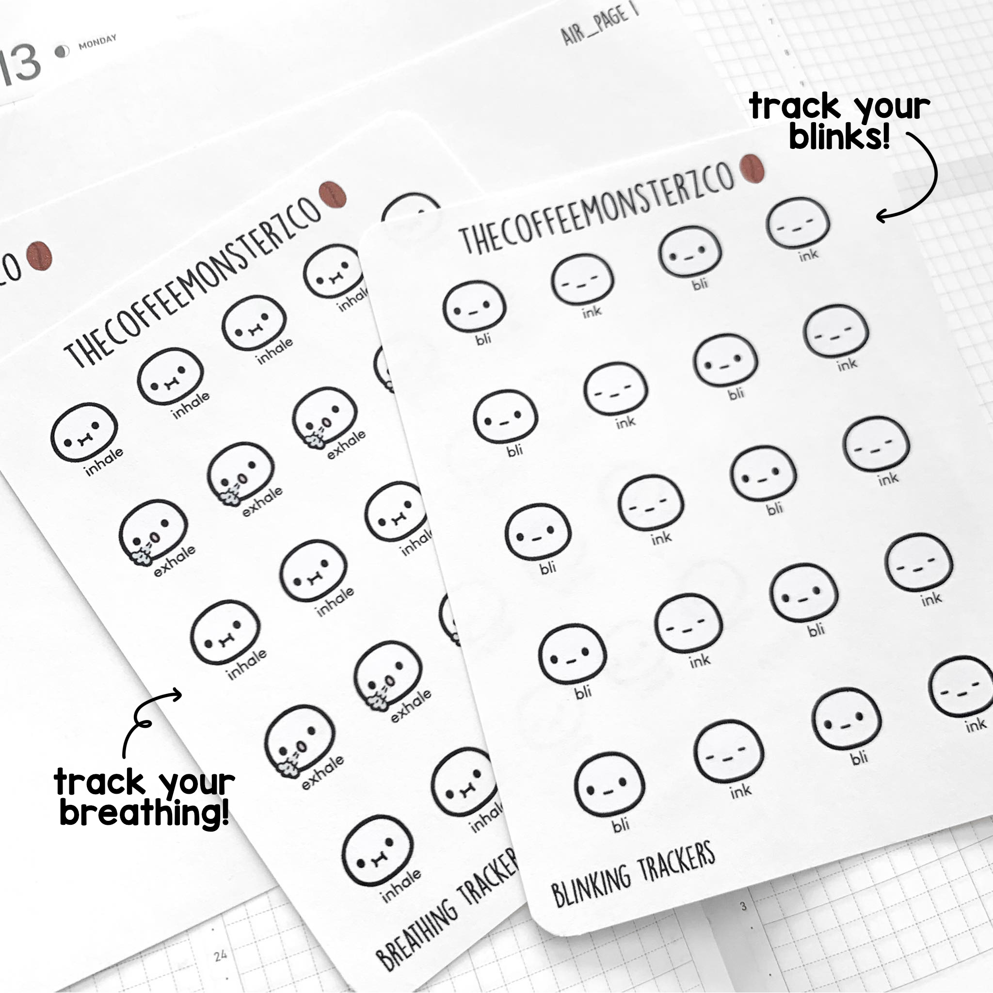 Breathing & Blinking Trackers