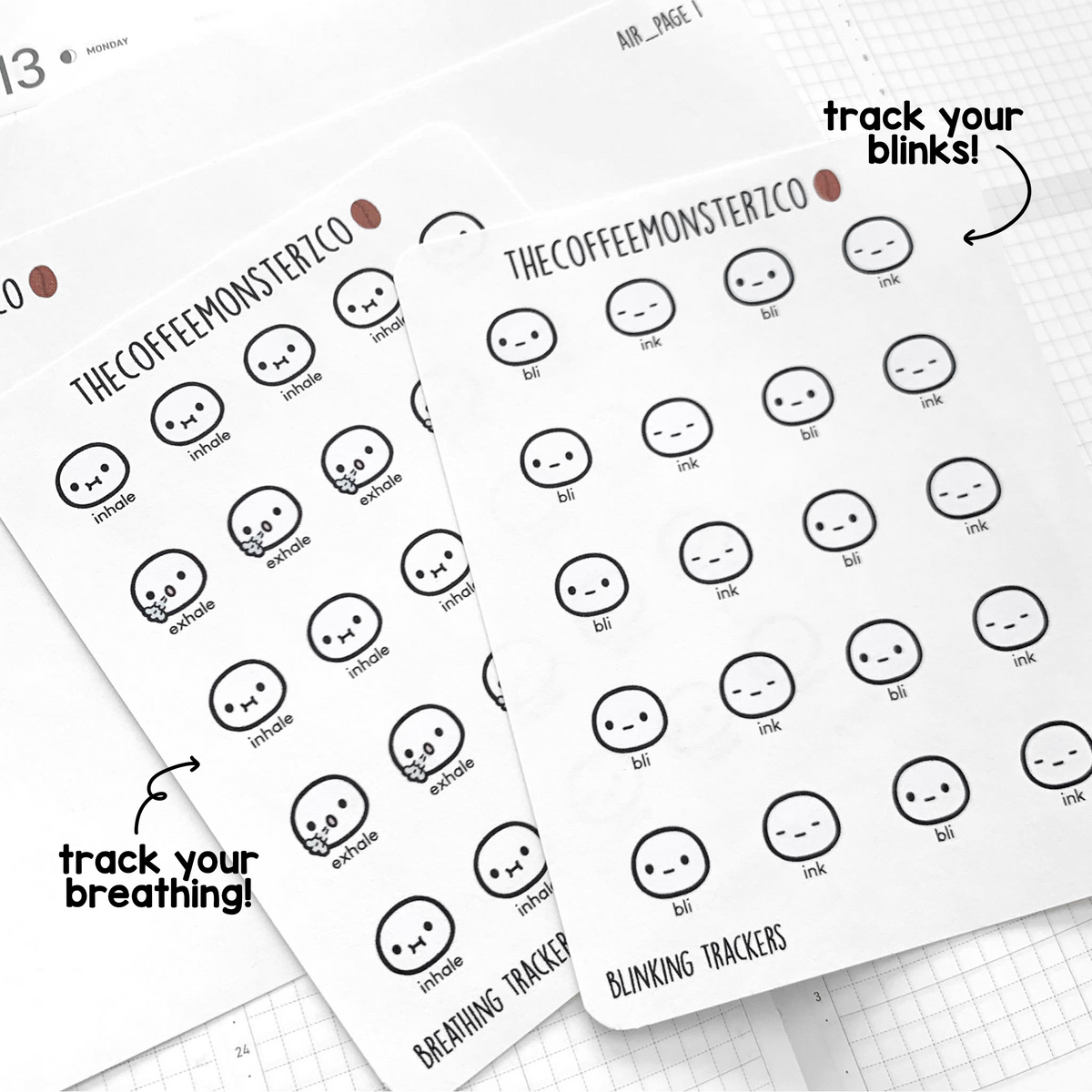 Breathing & Blinking Trackers